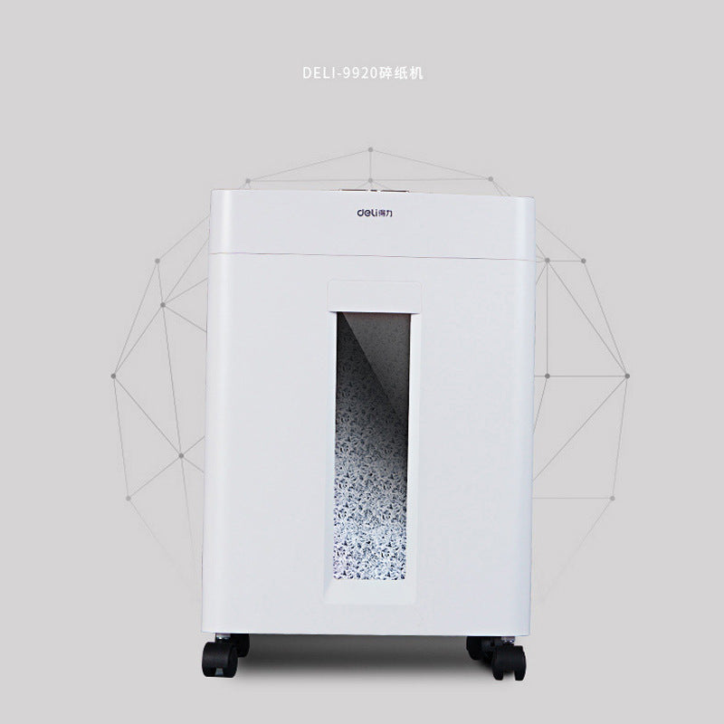 Deli 9920 Shredder Electric Office Household 14L Small Shreddable Paper Clip Staple Shredder
