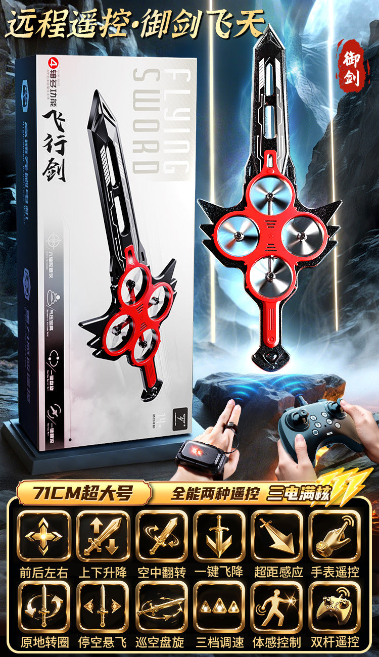Best selling sword flying aircraft somatosensory remote control toy sword follow your heart model gift for boyfriend airplane model