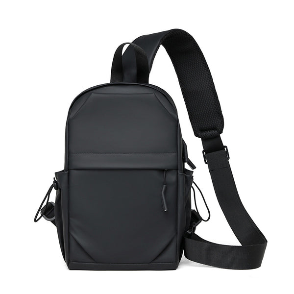 Wholesale messenger bag premium sense versatile trend breast bag multi-function shoulder messenger large capacity casual messenger bag men