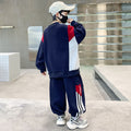 Boys' spring/autumn fashion sweatshirt set -  new arrival - mid-to-large size - sporty, casual, stylish, versatile, and trendy bestseller