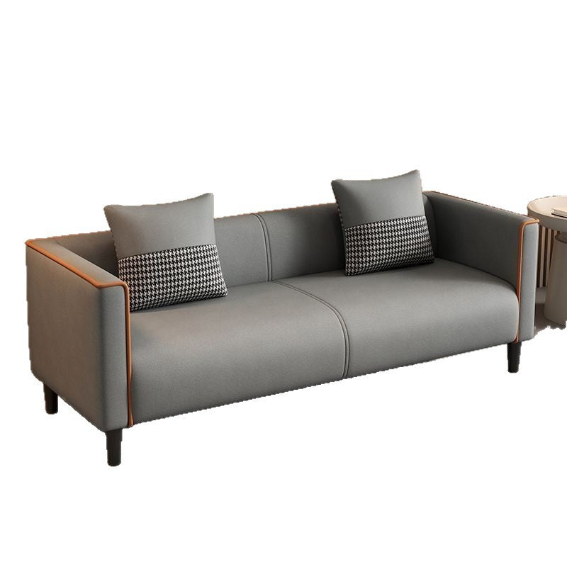 Living room sofa small apartment cat scratching leather sofa casual rental house b&b bedroom apartment combination leather sofa