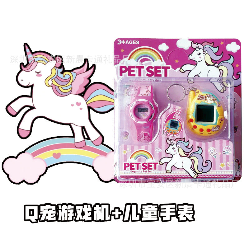 Children's educational toys douyin game console pet game console handheld small classic nostalgic street stall cross-border wholesale