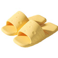 Travel disposable slippers cute cheese bathroom non-slip hotel portable foldable slippers