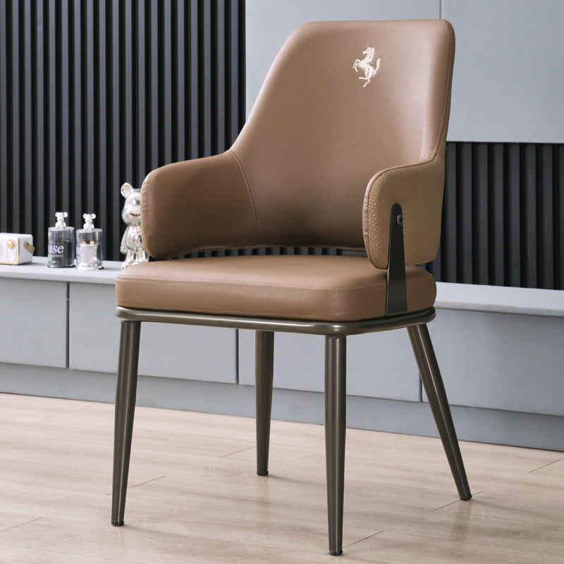Dining chair for home dining table chair accessible luxuryclassy sense restaurant dining stool back banquet new arrival iron mahjong chair