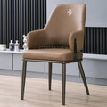 Dining chair for home dining table chair accessible luxuryclassy sense restaurant dining stool back banquet new arrival iron mahjong chair