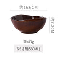 6.5inch bowl - kiln transformed brown