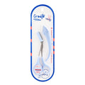 Colorful fenling eyebrow trimming suit processing oem eyebrow trimming knife oem silk screen logo oblique eyebrow scissors support proofing