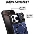 Suitable for iphone17promax mecha magnetic holder mobile phone case apple 16 anti-fall armor mobile phone lens case