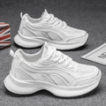 Men's shoes: 2026 spring new arrivals - fashionable, trendy, versatile chunky sole casual sneakers for teens, breathable mesh dad shoes
