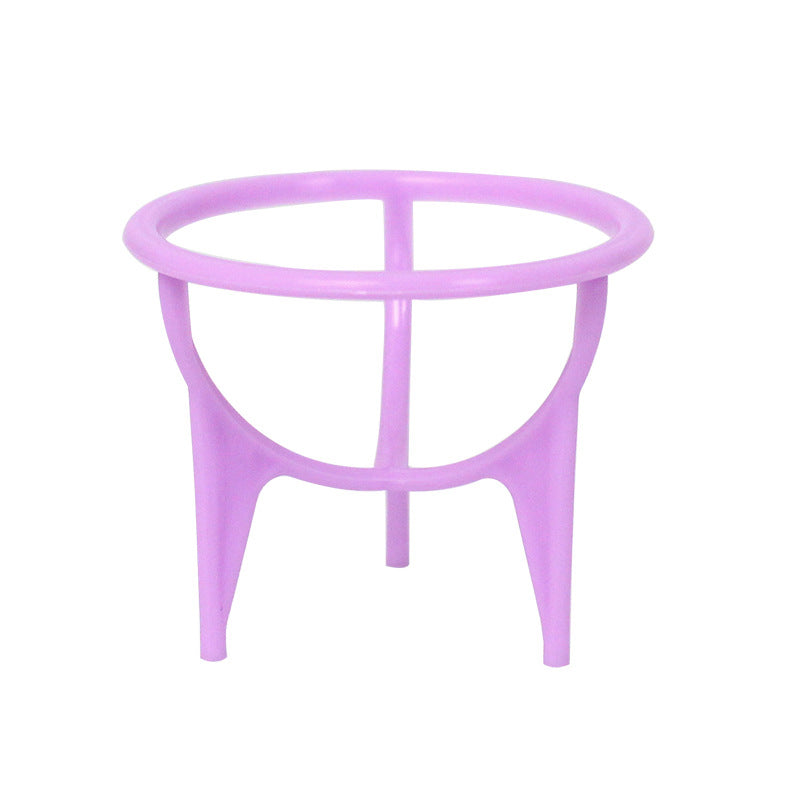 Manufacturer's source of beauty egg holder, plastic shelf, three-legged drying rack, powder puff shelf, beauty egg holder storage holder