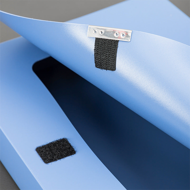 Deli 5623 file box office supply 3 inch 5cmA4 buckle file box, data box to store documents