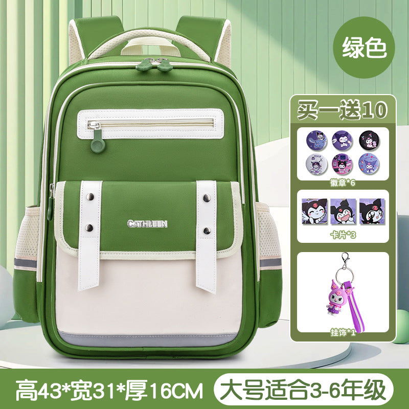 New cloud schoolbag 1-3-6 grade primary school students schoolbag boys and girls reduce the burden of children large capacity backpack