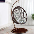 Romantic hanging basket rattan chair for home indoor hanging chair swing adult hammock balcony single double living room rocking lounge chair