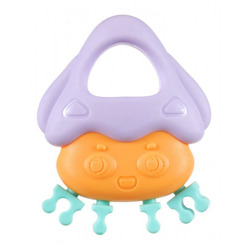 Cross-border baby hand rattle toy 0-1 years old newborn baby can gnaw teething glue baby bed bell pedal piano pendant