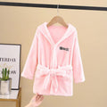 English bathrobe pink