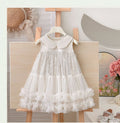 Girls' dress  summer chic baby girl super fairy bowknot sleeveless birthday princess dress