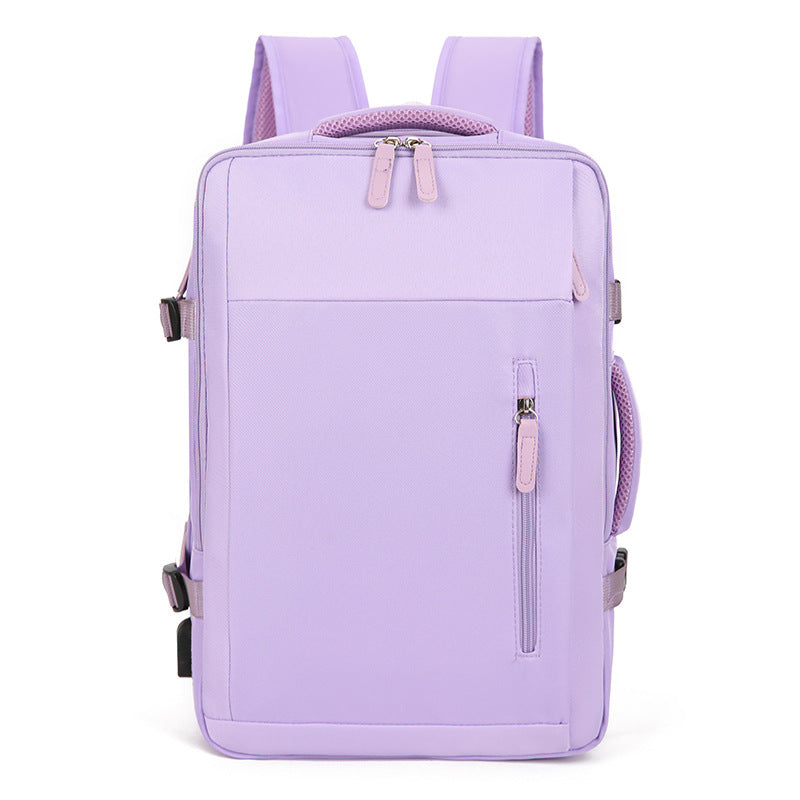 New multi-functional travel backpack simple and fashionable expansion backpack short business trip large capacity laptop bag