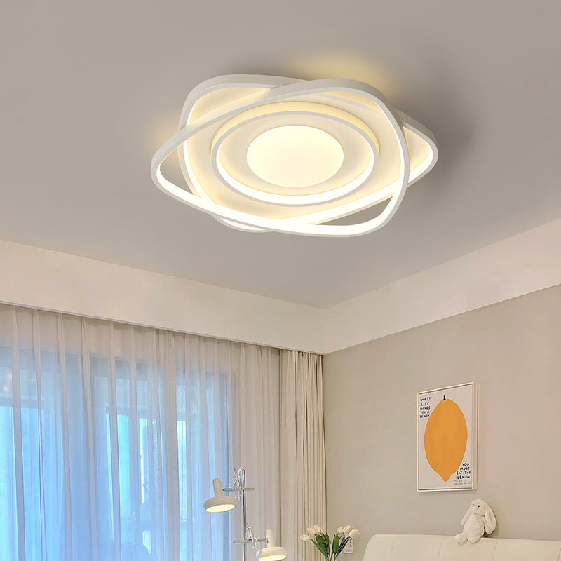 Bedroom Light Cream Wind Minimalist Ceiling Light Warm and Romantic Room Light Guest Restaurant Full Spectrum Eye Protection Zhongshan Lighting