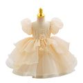 New arrival: children's formal dress - tutu skirt, puff sleeves, cake princess dress for baby girls
