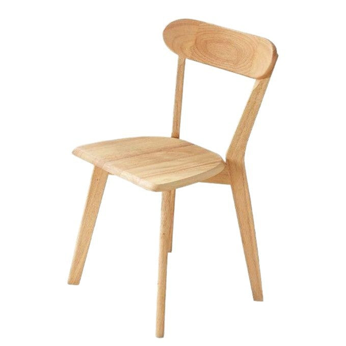 Solid wood dining chair - minimalist modern style - dining table and chair set - solid wood chair - simple home stool - dining backrest chair - louis style