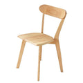 Solid wood dining chair - minimalist modern style - dining table and chair set - solid wood chair - simple home stool - dining backrest chair - louis style