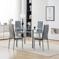 Horizontal line chair export cross-border dining chair accessible luxuryclassy home backrest chair restaurant italian soft-packed dining table chair