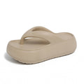 Thick sole flip-flops women's wedge heel flip-flops eva slippers summeroutwear non-slip heightening sandals summer sandals