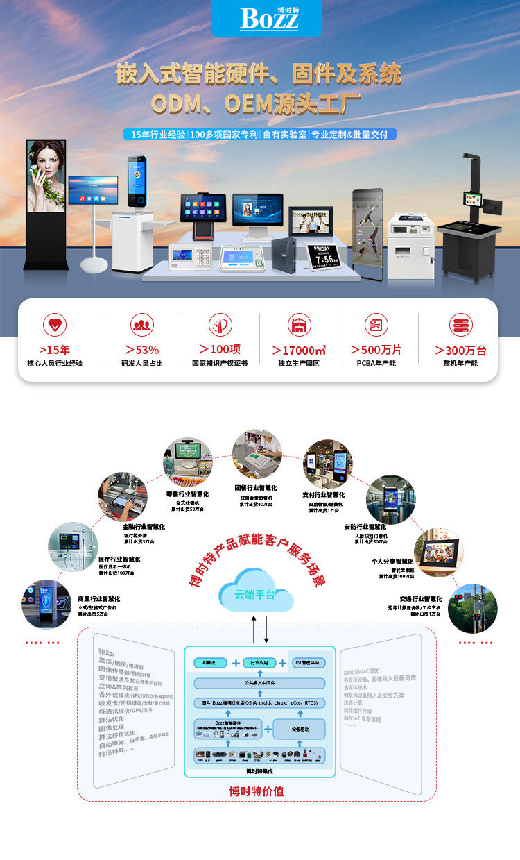 Edge Computing Box Linux System Video Surveillance AI Analysis Box RK3399 Solution 12T Hardware Customizable