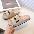 Vancahoboken shoes boys' cork sandals summernew arrivalkids indoor and outdoor sandals medium and large kids flip-flops
