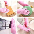 Silicone dishwashing gloves - heat resistant, durable, waterproof cleaning gloves for household chores - wholesale from manufacturer