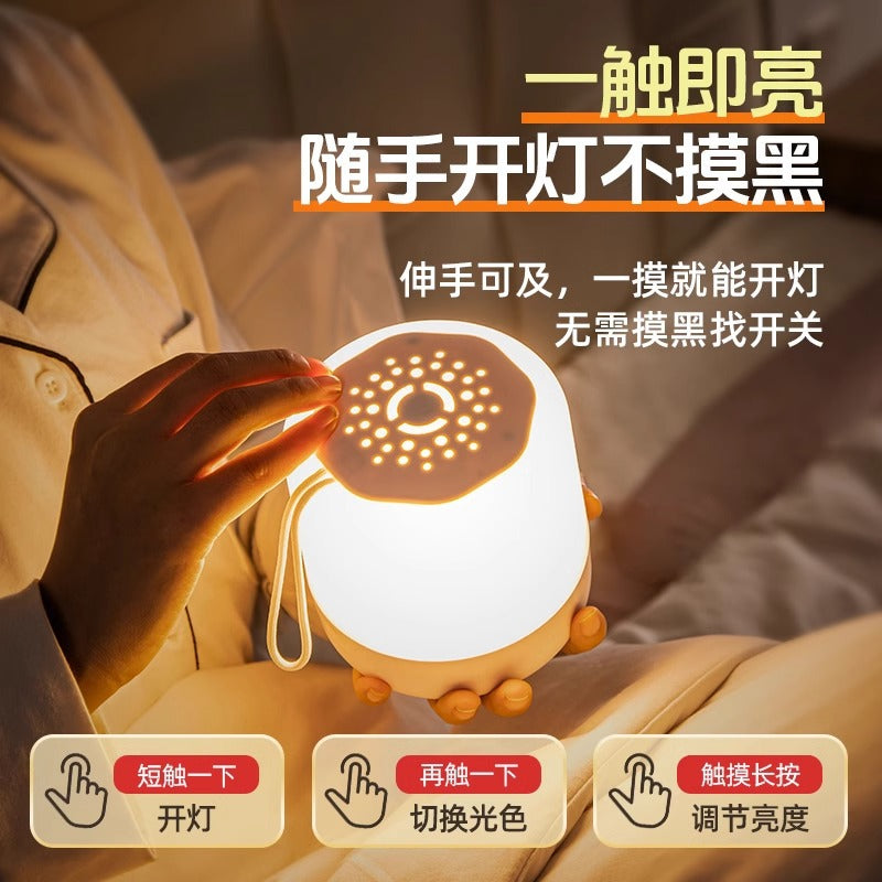 Rechargeable touch-sensitive night light - perfect for postpartum care, baby feeding, eye protection, desk lamp, bedside lamp, bedroom sleep light - new arrival