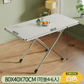 Small table, foldable table, dining table, for home rental house, simple dining table, outdoor portable rectangular stall table