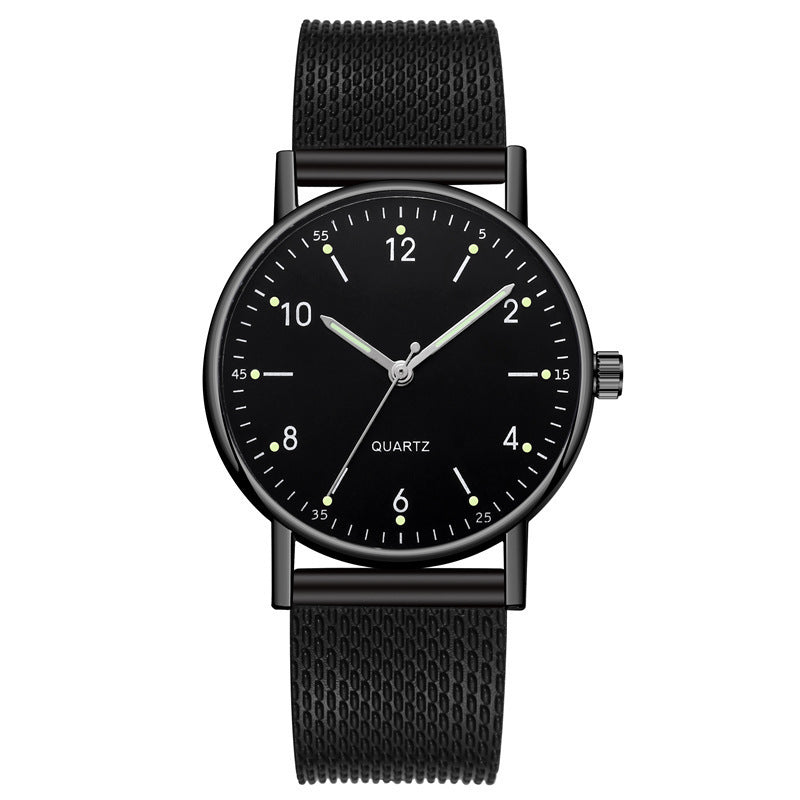 Export xiyin rubber mesh belt quartz watch women's watch thin luminous women's watch accessible luxury luminous watch women's watch