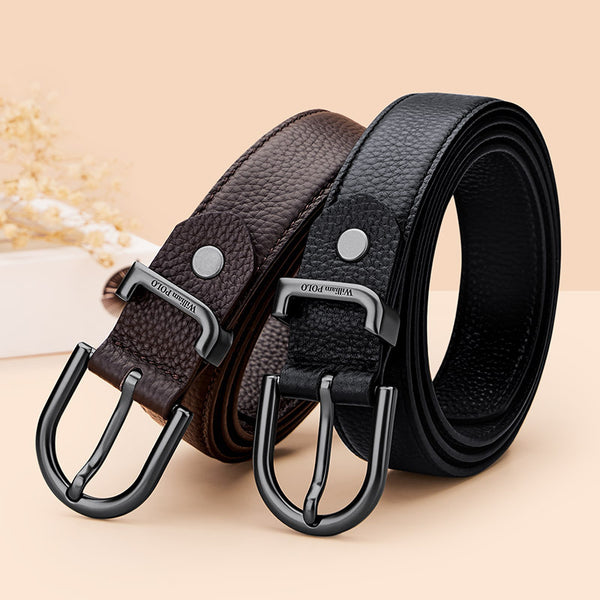 Emperor Paul Belt Women's Retro Pin Buckle Women's Belt Genuine Leather Belt Denim Versatile Simple Literary Belt