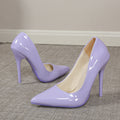 2026 new purple patent leather pointed-toe high heels - women's stiletto pumps, sexy & elegant, perfect for work & business