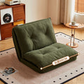 Lazy sofa bed living room dual-purpose single sofa small apartment for home cream style reclining and sleeping foldable sofa bed