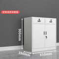 Divided lower section low cabinet steel iron cabinet office financial storage with file cabinet information cabinet for home balcony cabinet