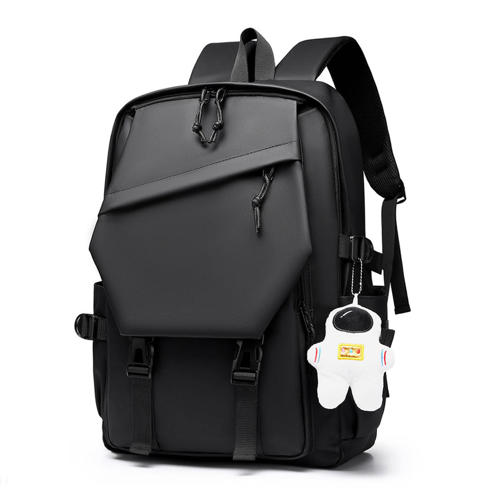Cross-border new large-capacity laptop bag, multi-functional lightweight travel backpack, trendy simple backpack