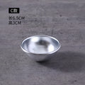 Snow mei niang mold bath salt ball shallow semi-circular mold glutinous rice glutinous pudding mold mousse cake mold snow mei niang tool