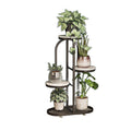 Accessible luxury multi-layer floor-standing flower shelf indoor living room storage rack iron art succulent flower rack balcony plant flower pot rack