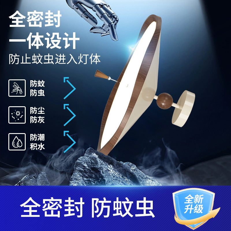 Medieval Creative Ceiling Light Bedroom Room Light Retro Restaurant Study Tea Room Advanced LED Eye Protection Lighting