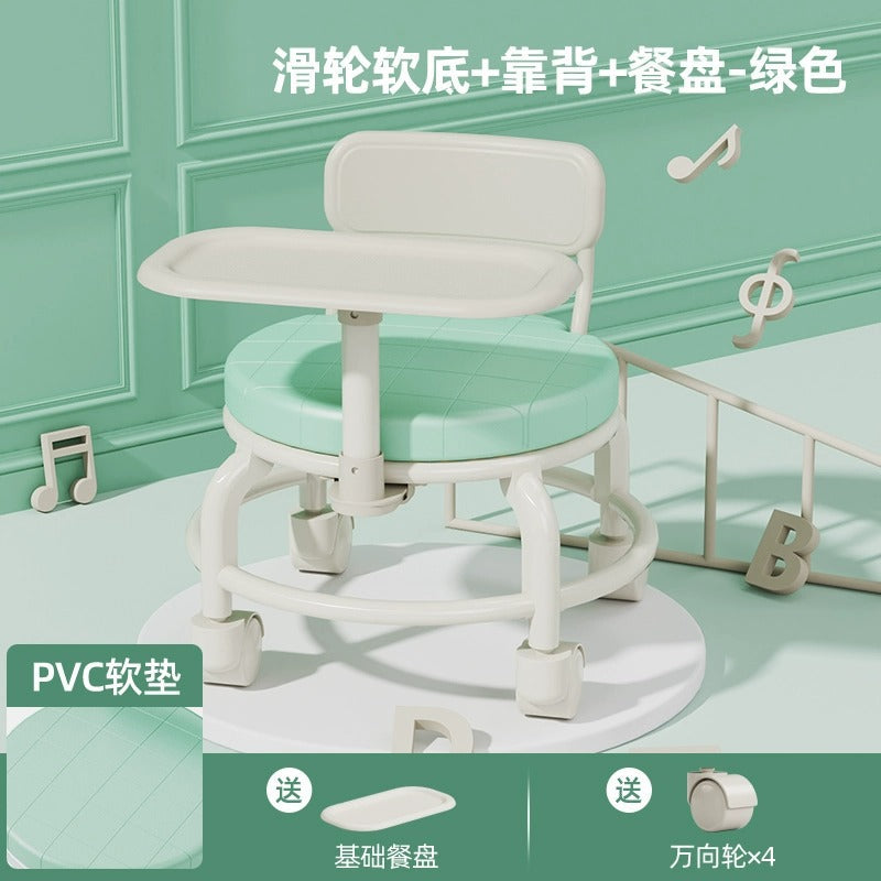 Baby Dining Chair Household Baby Thickened Plate Learning Sitting Chair Multifunctional Children's Portable Learning to Eat Dining Table and Chair
