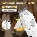 three-in-one multifunctional hairdressing device lcd digital display oil head trimmer for home hairdressing engraving sub-mother machine suit