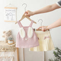 Girls' knit vest set - new autumn  collection: two-piece sweater and vest outfit for little girls