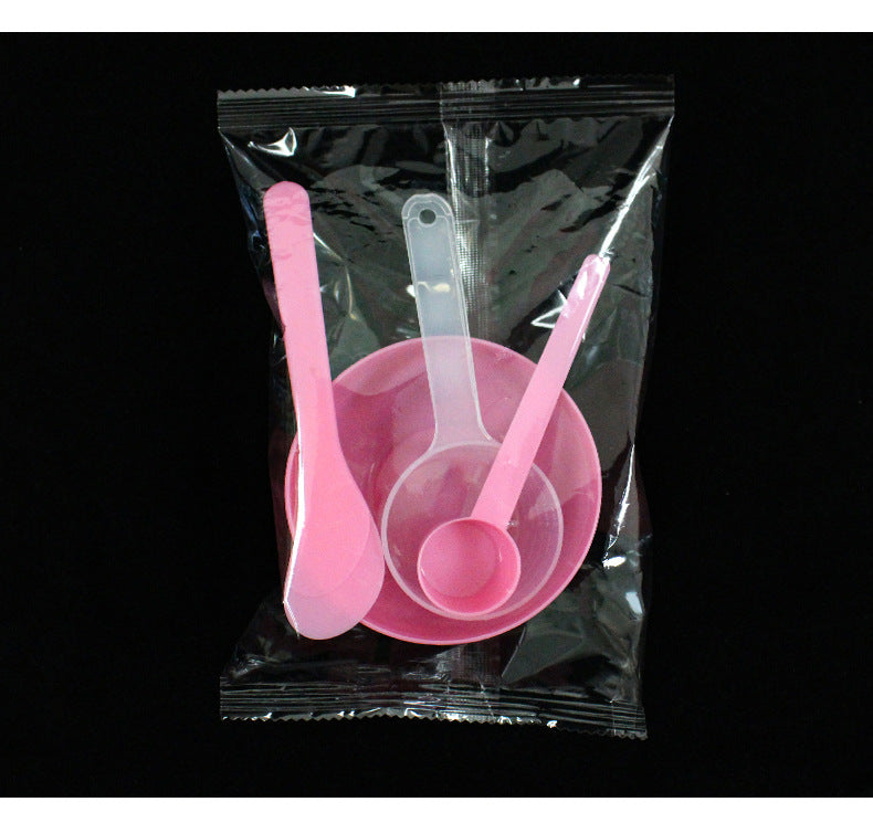 Wholesale beauty supplies: plastic mask mixing bowl, mask brush, and makeup brush set for diy sheet masks