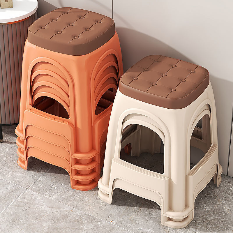 Plastic thickened scandinavian home for homecasual creative bench restaurant dining table stool bedroom dressing stool small stool