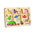 Magnetic maze toy for babies and toddlers (ages 3-6) - montessori early education, brain development, and focus training