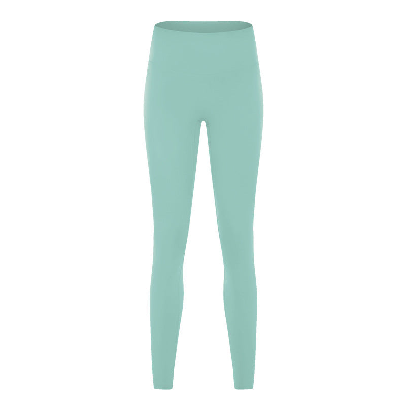 New high-waisted, seamless yoga leggings - barely-there feel, lifts your butt, no camel toe - perfect for running, fitness, and yoga (style 19108)