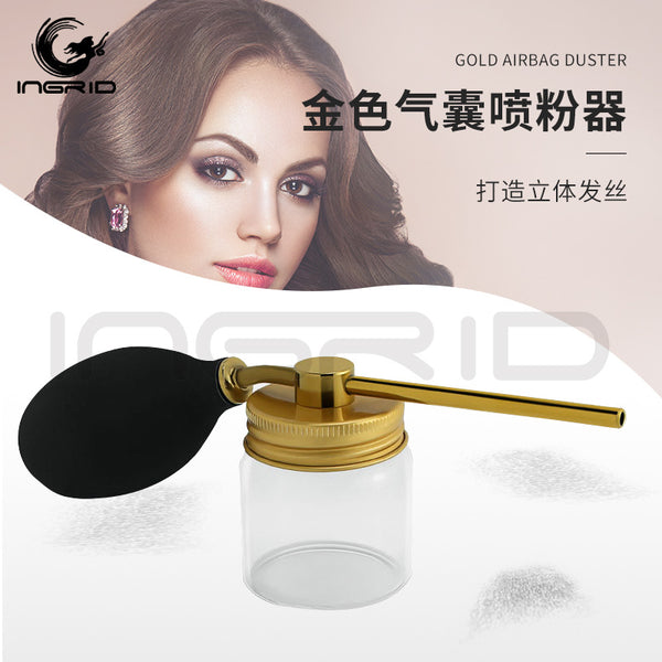 Hairdressing Silicone Powder Spray Bottle Hair Increase Fiber Powder Nozzle Glass Bottle Powder Spray Airbag Powder Supplement Tool Spray Gun