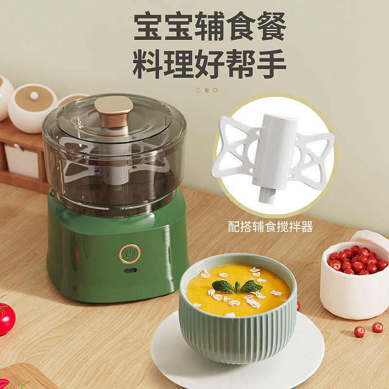kitchen multi-functional food processor wireless electric meat grinder for home garlic pounder baby food supplement machine garlic mixer
